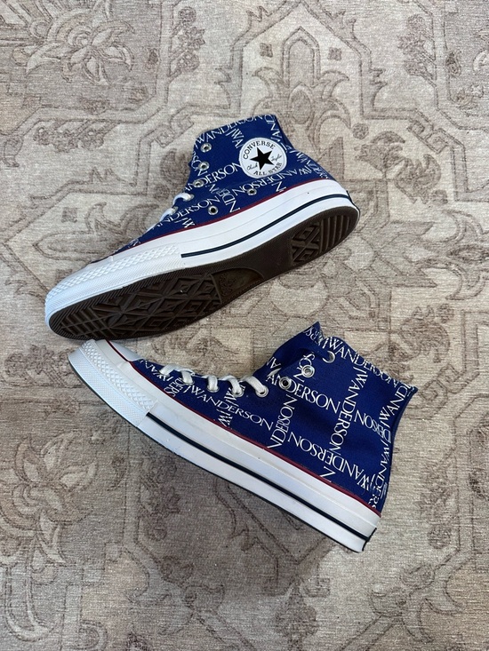 Converse Other - Converse JW Anderson Navy Blue High-Top Sneakers W 11 M 9